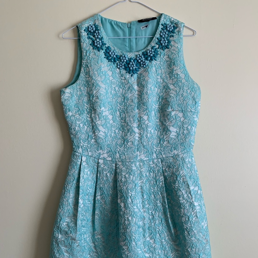 *2for$55* Allen B Schwartz Turquoise dress